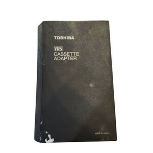 Toshiba Black VHS Adapter‎